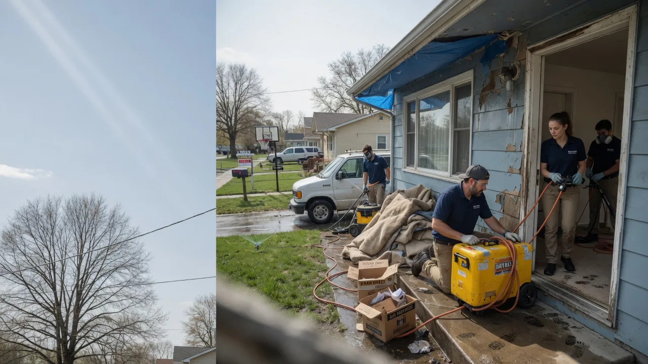 Basement Flood Cleanup in Middlebranch, OH near me